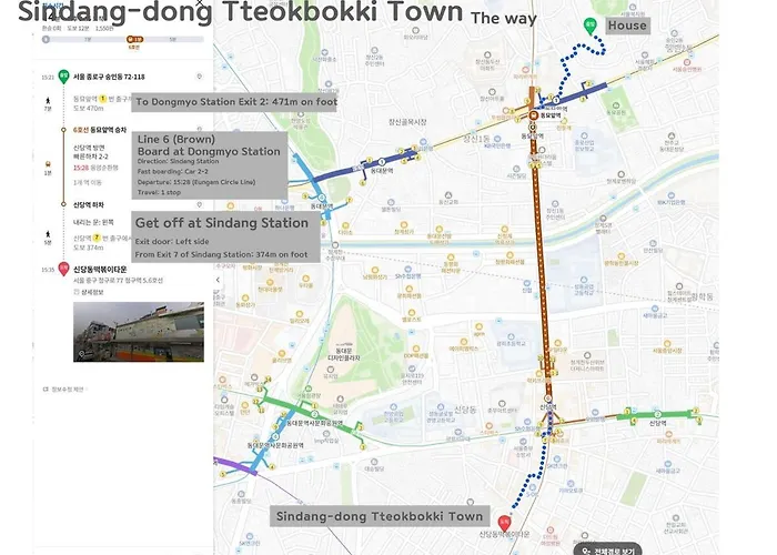 6 Minutes From Dongmyo Station In Jongno, Naksan Park Bukchon Hanok Village Gyeongbokgung Palace